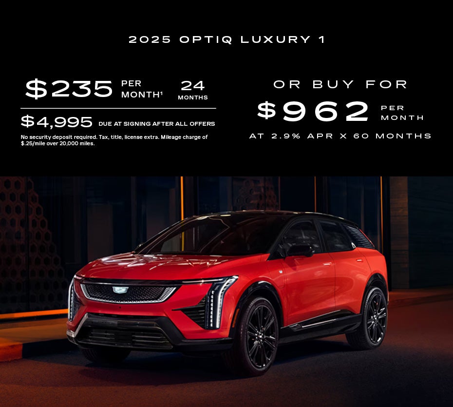 2025 Cadillac OPTIQ – Luxury 1