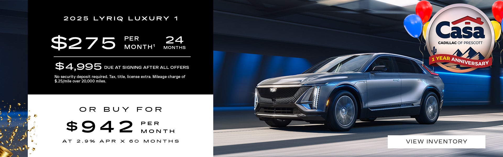 2025 Cadillac LYRIQ – Luxury Level 1