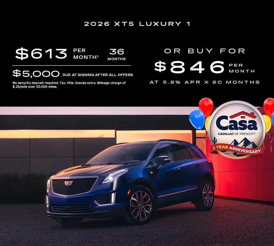 2026 Cadillac XT5 Luxury