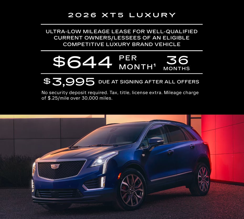 2026 Cadillac XT5 Luxury