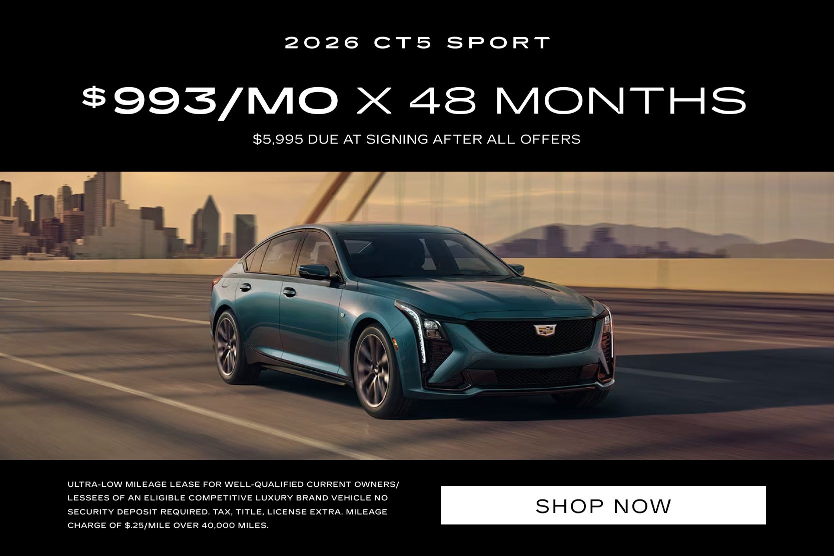 2026 Cadillac CT5 Sport