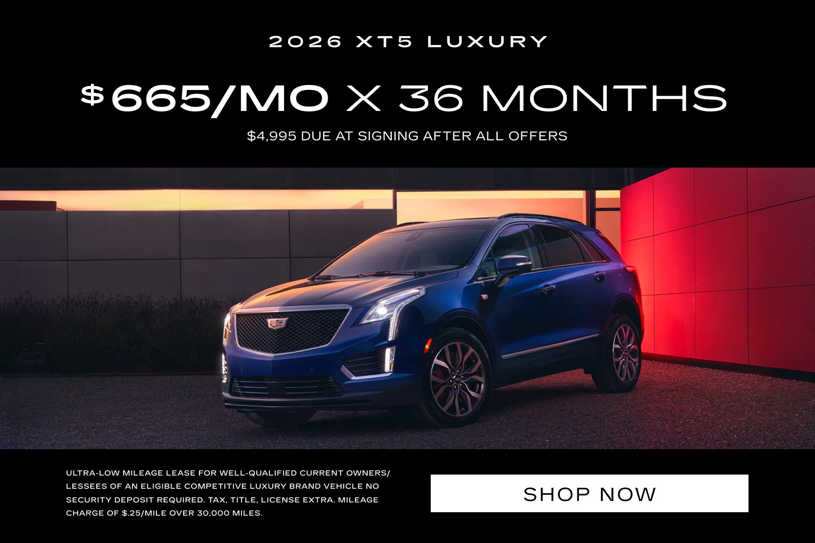 2026 Cadillac XT5 Luxury